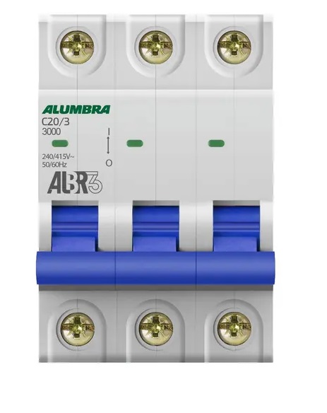 DISJUNTOR TRIPOLAR ALBR3 C20/3